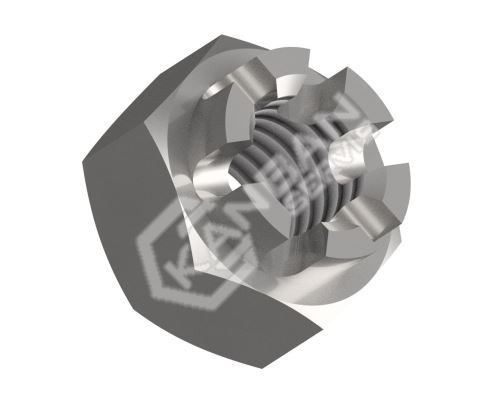 Matice korunková nízká DIN 979-04-St M14x1,50