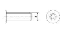 Šroub s extra nízkou hlavou BN 20146 TORX M5x10 Inox A2 (1)