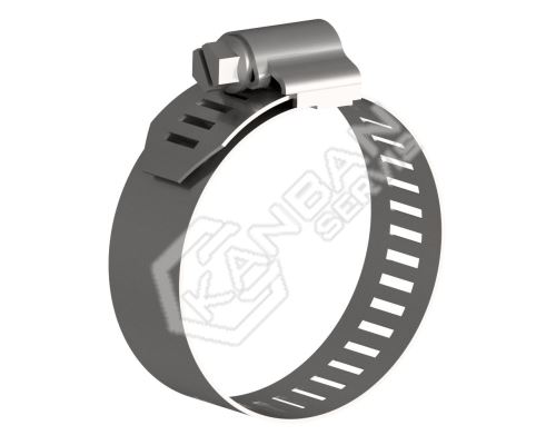 Hadicová spona Robust W2 DIN 3017 Inox 52-55mm