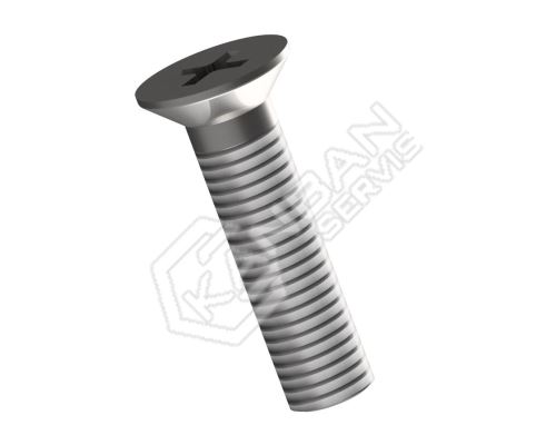 Šroub se zapuštěnou hlavou DIN 965 Inox A2 M4x50