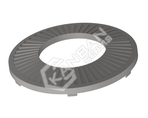 Podložka zubatá RIPP-LOCK typ M Inox A2 pr.6,1x12x1,2