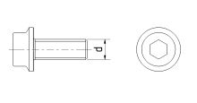 Šroub pojistný žebrovaný INBUS RIPP-LOCK tř.100 St M5x16 (1)