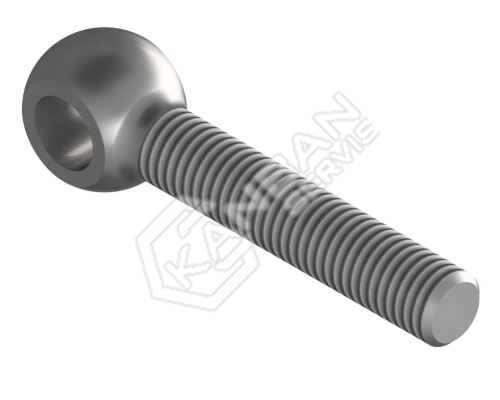Šroub otočný s okem DIN 444 LB 4.6 Zn celozávit M6x40
