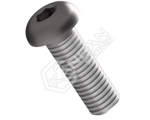 Šroub s půlkulatou hlavou ISO 7380-1 Inox A4 M3x25