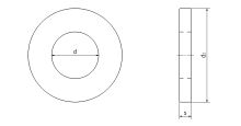 Podložka kruhová pro čepy DIN 1440 Zn pr.33H11x50,0x5 (1)