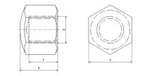 Matice uzavřená DIN 917 Inox A2-70 M20 (1)