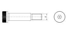 Šroub INBUS lícovaný ISO 7379 f9 12.9 St M5 6x50 (1)
