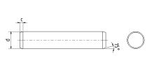 Kolík válcový nekalený ISO 2338 B St pr.5,0m6x10 (1)