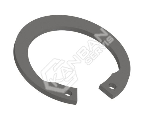 Pojistný kroužek do díry DIN 472 Inox pr.62