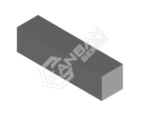 Pero těsné vsazovací DIN 6885 B St 8x7x30, rovné konce