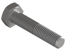 Šroub se šestihrannou hlavou DIN 931 Inox A2-70 M33x90