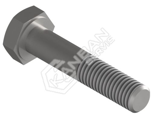 Šroub se šestihrannou hlavou DIN 931 8.8 St M8x55